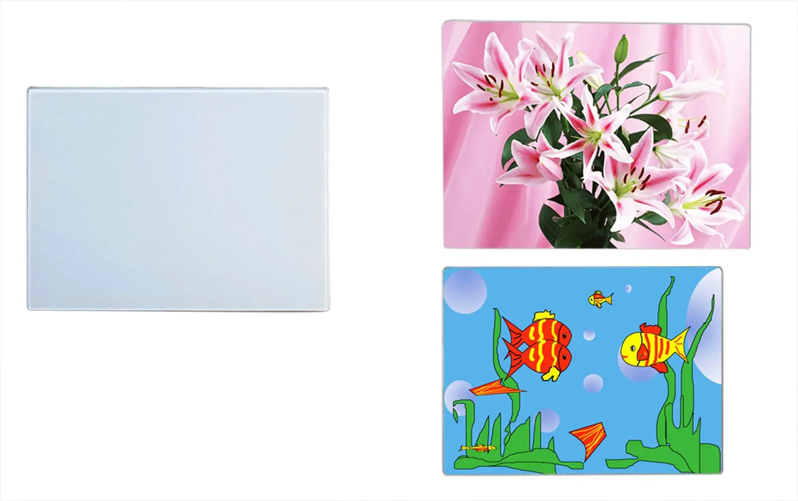 Cutting Board Sublimation Blank Cheap Coated Chopping Sublimated Logo Clear Buy Square Round Kitchen Tempered Glass Rectangle