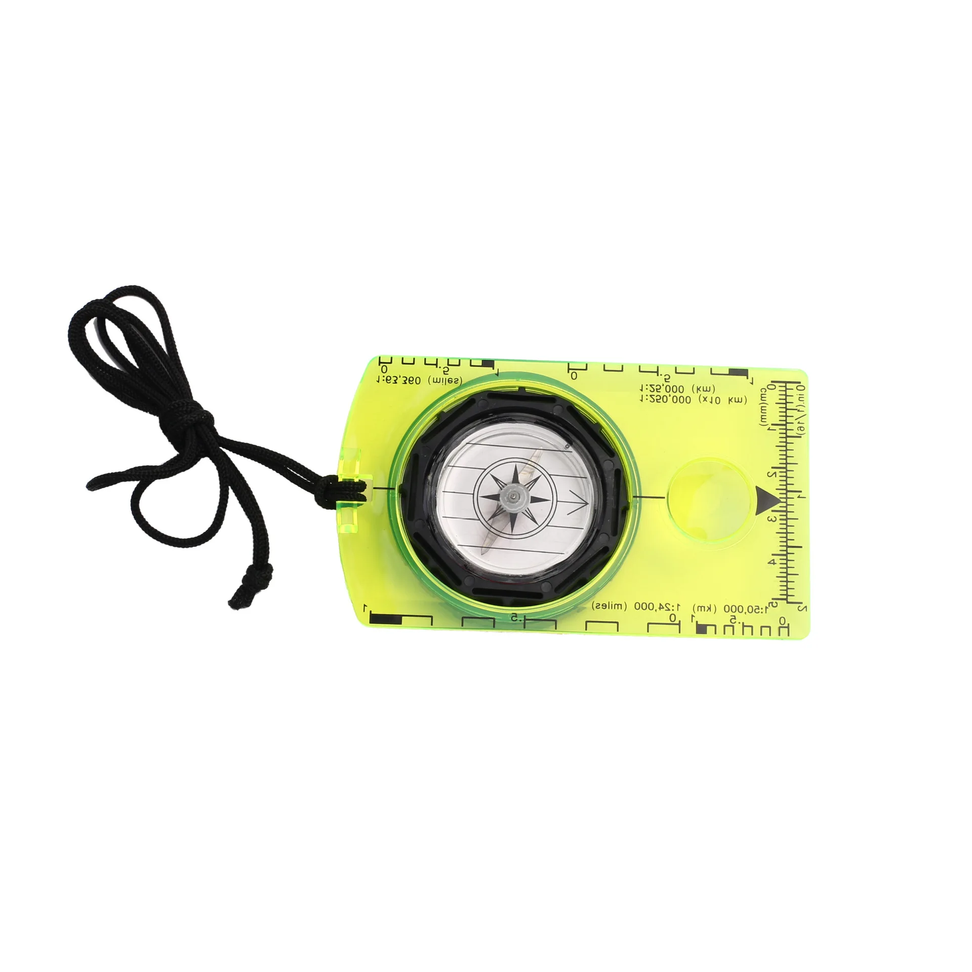 Wholesale DC361 Outdoor Compass with Scale Map Ruler North Needle Surveying Compass for Outdoor Camping Survival