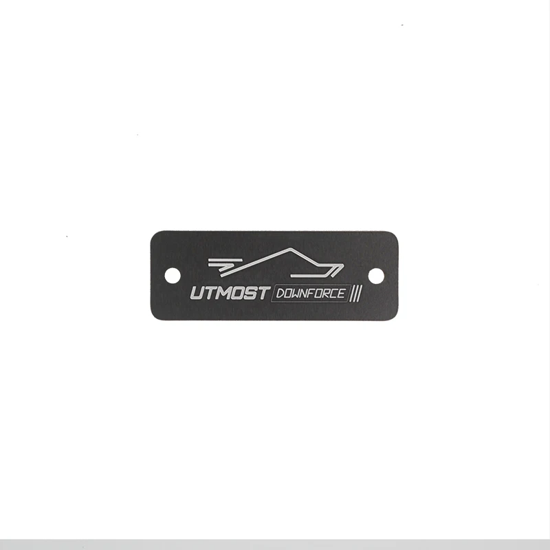 OEM Metal Plate logo metal logo aluminum nameplate embossed metal logo label