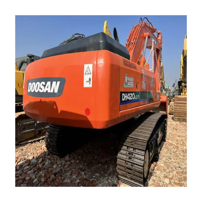 Оригинальный экскаватор Doosan DH420LC-7 б/у несколько рабочих часов 420 daewoo doosan высокого качества Лучшая цена Лидер продаж
