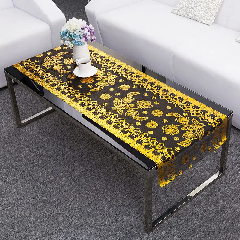 Factory Price Heat Resistant PVC Table Cloth Simple Design Plastic Tablecloths Ready to Ship