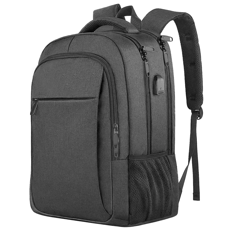 custom travel backpack laptop anti theft business backpack 15.6 inch computer back bag