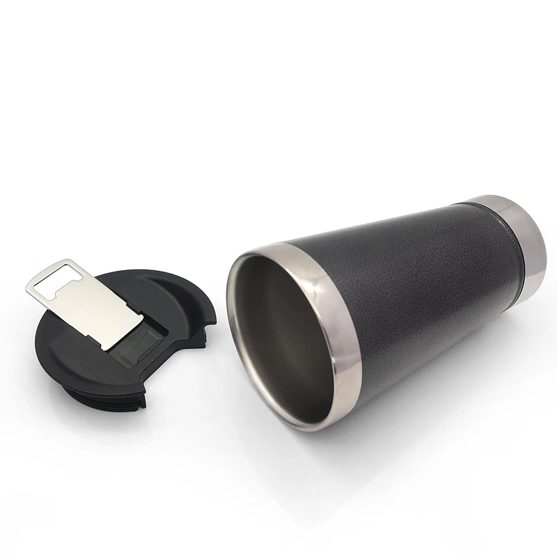 Custom16oz Stanley Vacuum Insulated Wide Mouth Tumbler Beer Cup with opener BPA-Free 18/8 Stainless Steel mug