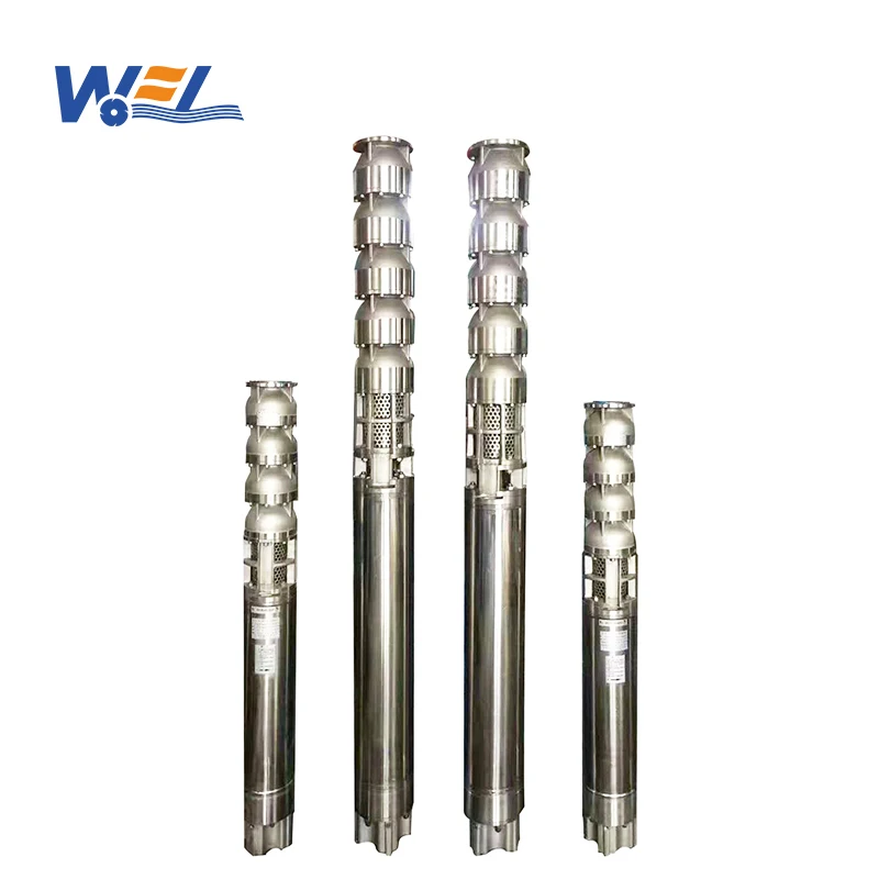 Stainless steel deep well pump submersible water borehole pump 80m head
