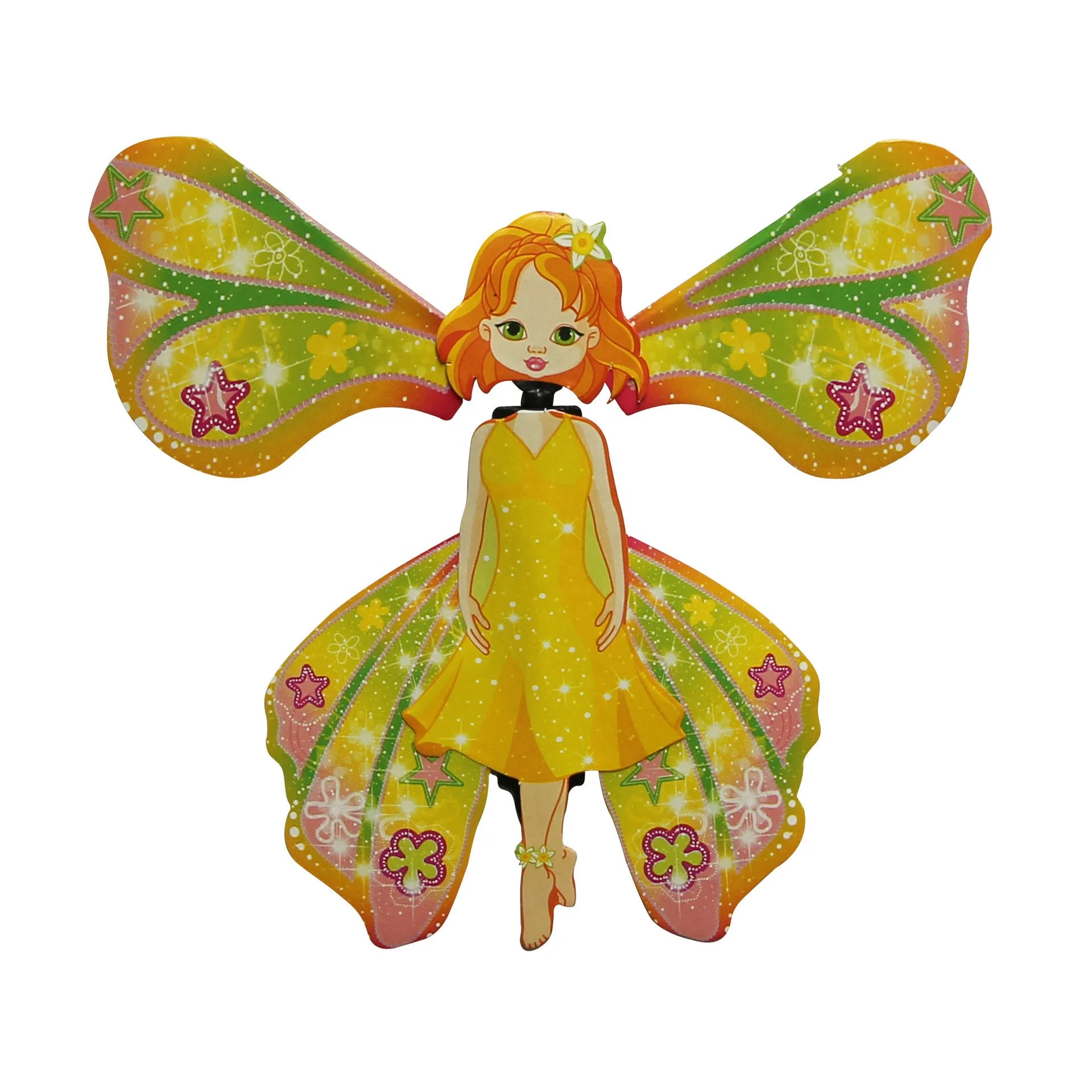 Funny Games Gadget Wind Up Paper Rubber Band Powered Flying Butterfly Magic Toys For Kids Children Educational