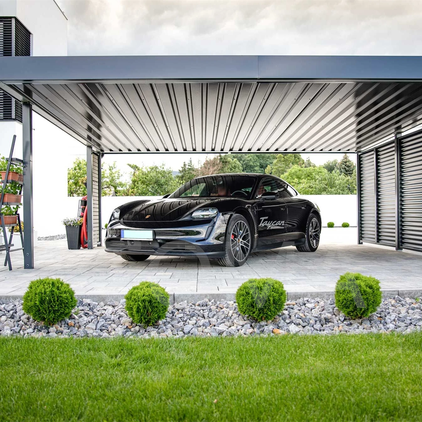 TOMA Customized Louver Roof Pergolas Home Furniture Garden Canopy Awning Luxury Bioclimatic Aluminum Pergola Outdoor Gazebo