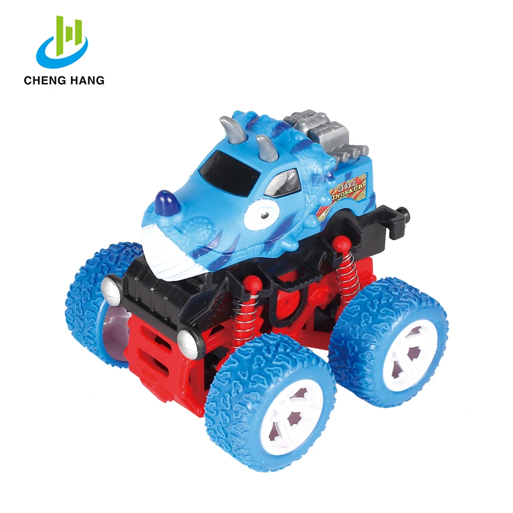 
12PCS 4x4 Wheels Mini Friction Dinosaur Car Toy For Kids 