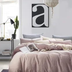 Nature Vintage sheet set flax linen bedding jogo de cama hemp edredones 4-piece bedding set