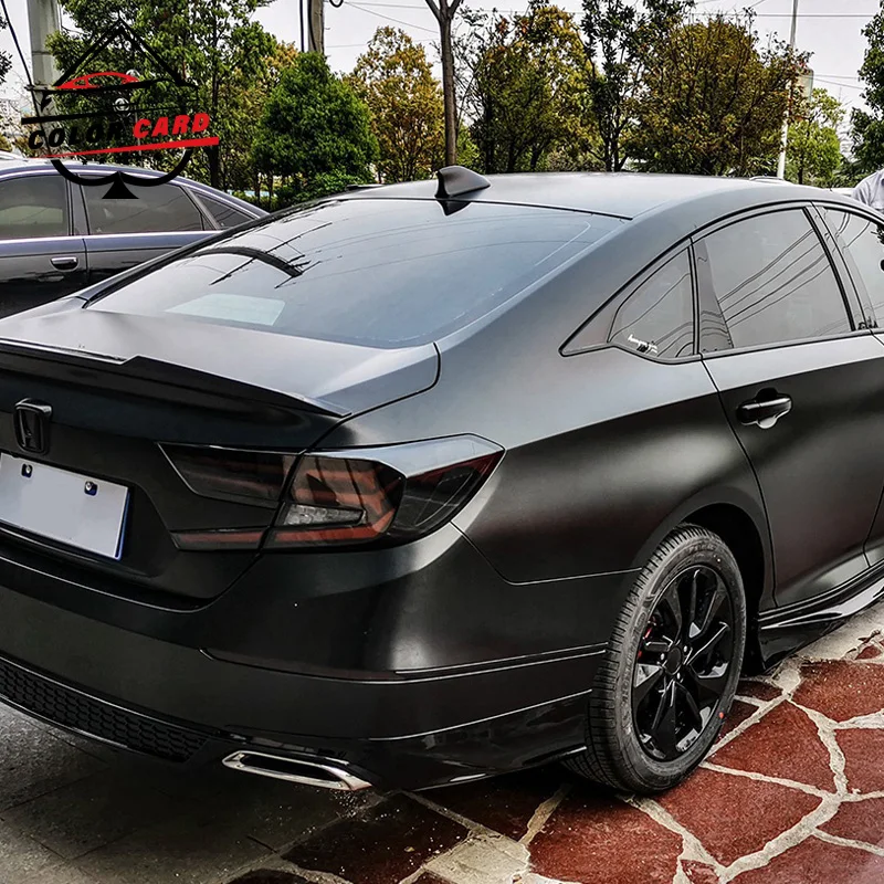 PET Backing Ultra-dumb Metallic Black Auto Vinyl Manufacturer Metallic Matte Black Car Wrap Vinyl Sticker Rolls Body Stickers