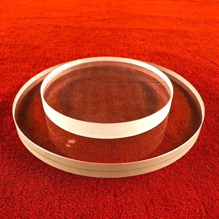 Transparent Circle 25mm Thickness Pyrex Glass Disc Maxos Heat- Resistant Tempered Pyrex Toughened Borosilicate 3.3 Glass