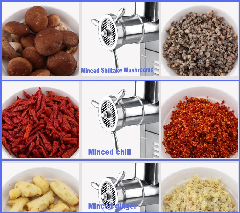 TK-52 stainless steel industrial meat mincer /large meat grinder with best price