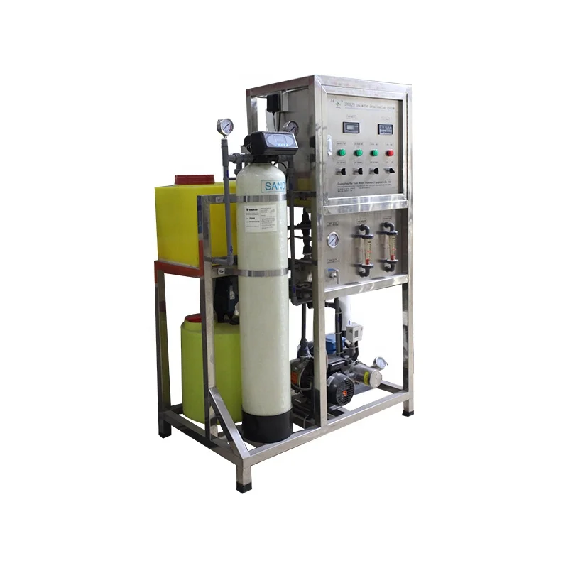 Small Mobile 100lph Seawater Desalination Machine 98.5% Ro Reverse Osmosis Sea Water Filter Purification Treatment System