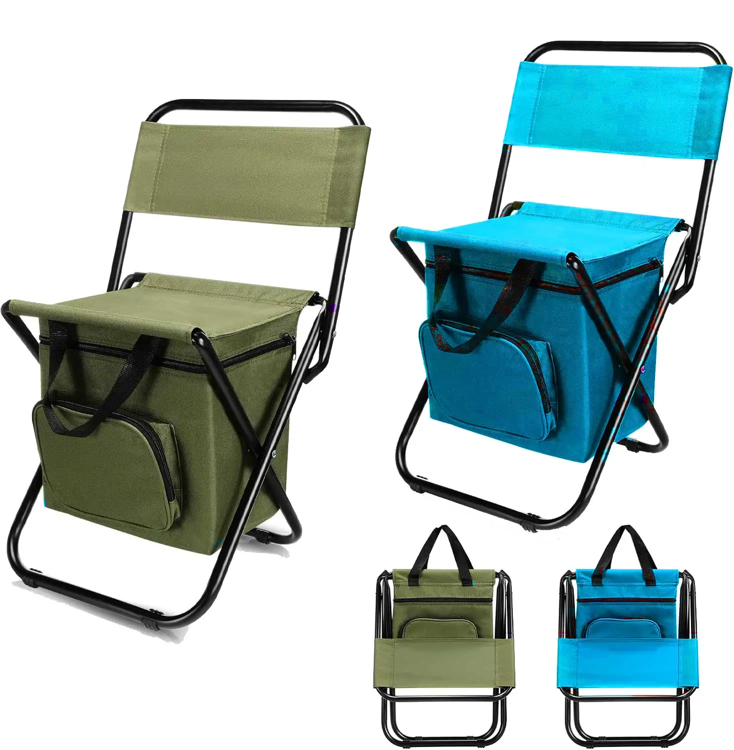 Outdoor Lightweight Folding Portable Backpack Beach Picnic Camping Chairs Fishing Folding Chairs