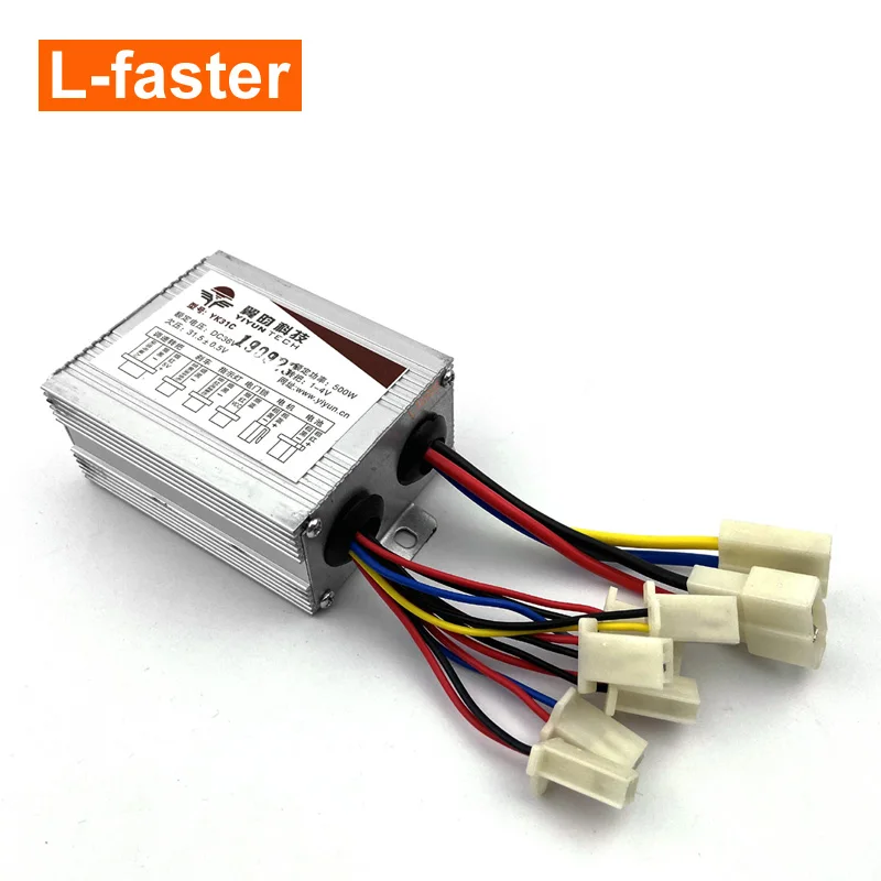  L-быстрее 24V 36V 48V 500W преобразования электрических транспортных средств контроллер мотор скорости управления для щёточный двигатель постоянного