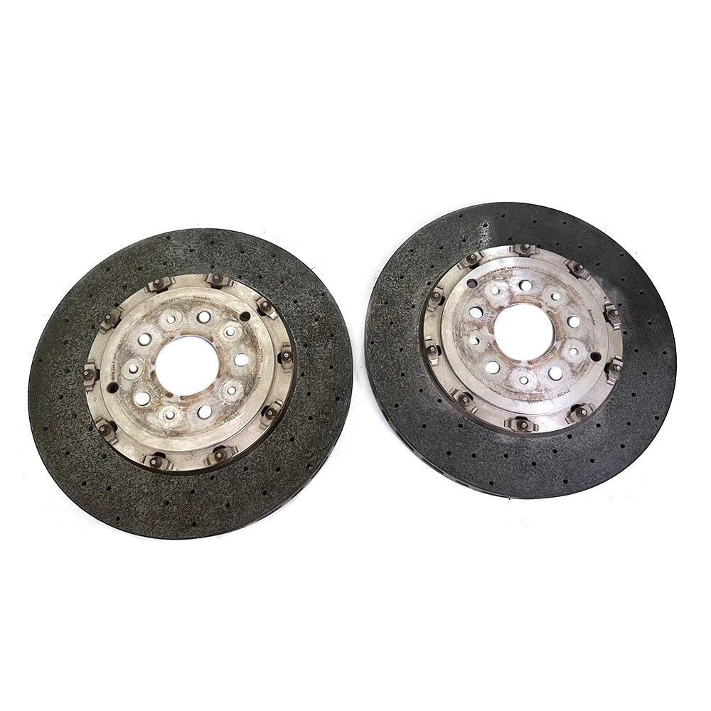 For Ferrari California 458 Italia Original used Genuine Rear CCM Carbon Brake Rotor Used P/N 304561 304562