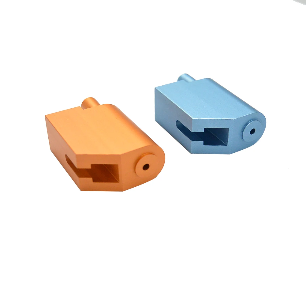 Blue anodized aluminum parts cnc machining parts for bicycle