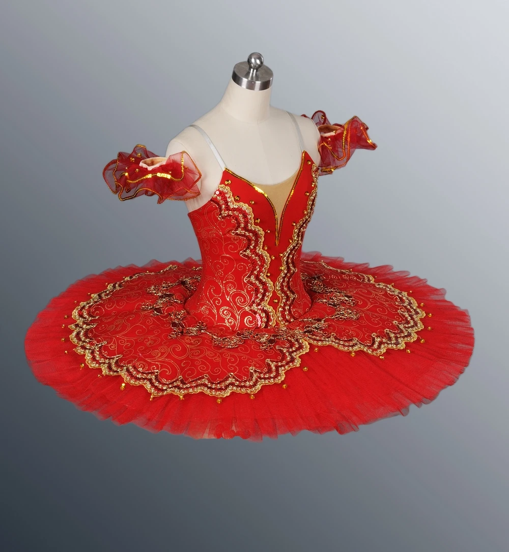 Girls tutu dress Don Quixote Pas De Deux Spanish Variation Dance Tutu Classic Stage Dress YAGP Women ballet tutu professional