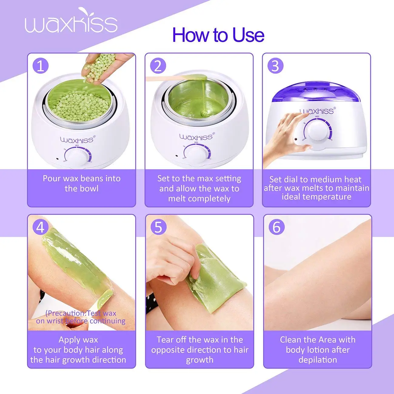 oem odm waxjiss wax beads hair removal