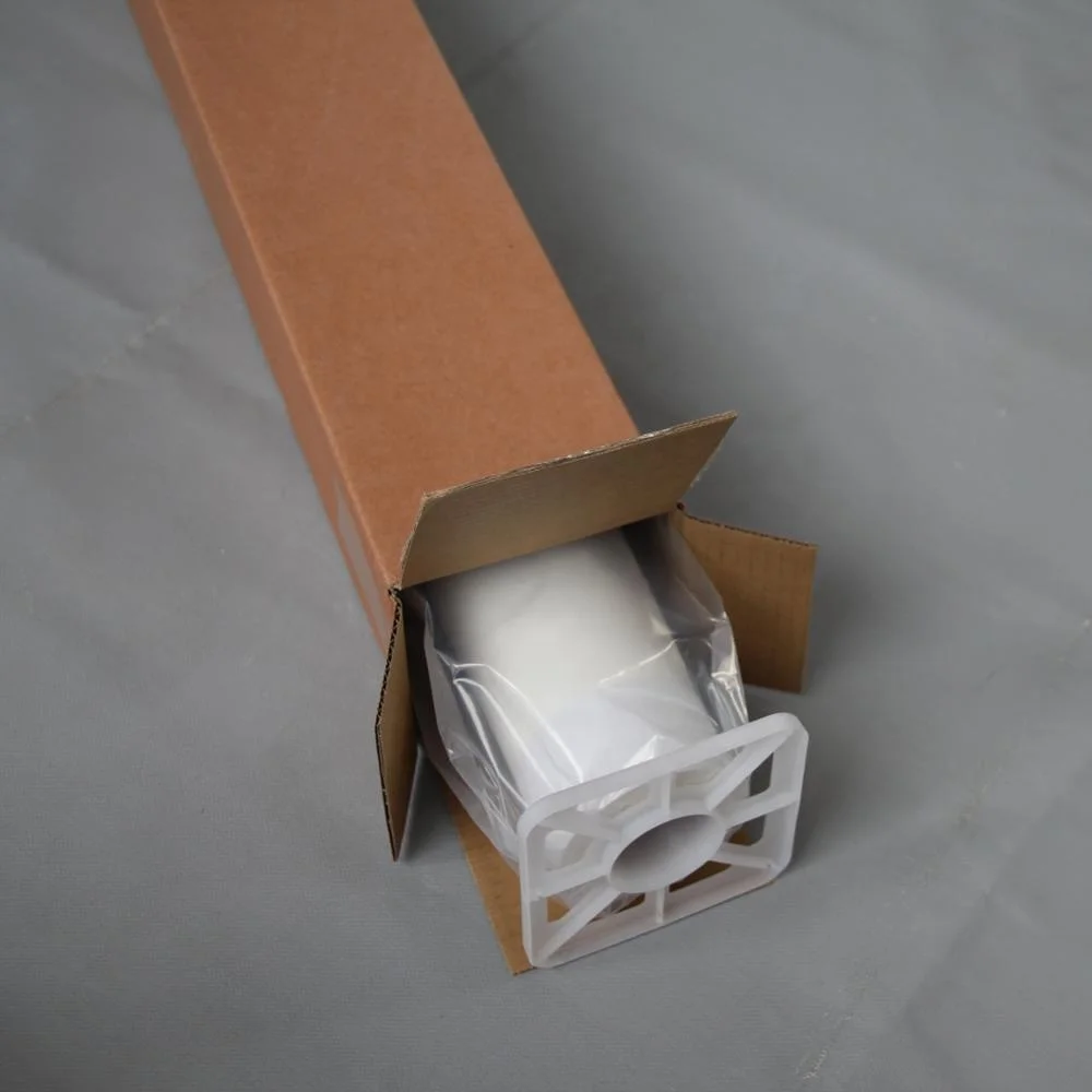waterproof polyester canvas roll high glossy inkjet art canvas paper roll for pigment dye print