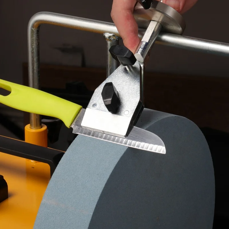 LUXTER New Arrival AC/DC Dual-use 10-Inch Wet and Dry Use Sharpener 400W Knife Sharpening Benchtop Machine Low Noise MetaL