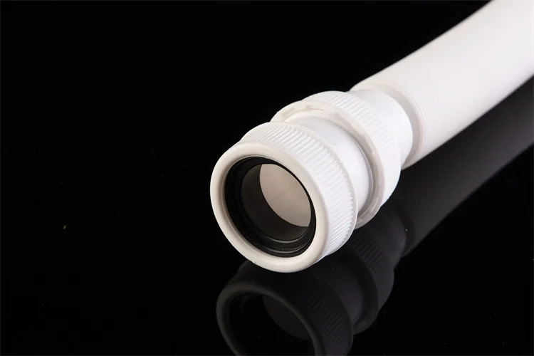 Pvc Flexible Bathroom Sink Wash Accessory Basin Drainer Waste Sewer Pipe