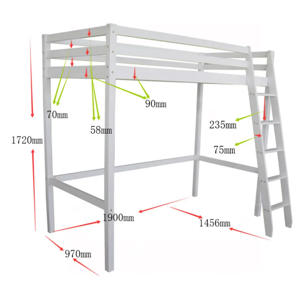LM KIDS home furniture bunk bed with desk drawers bed with desk underneath murphy bed
