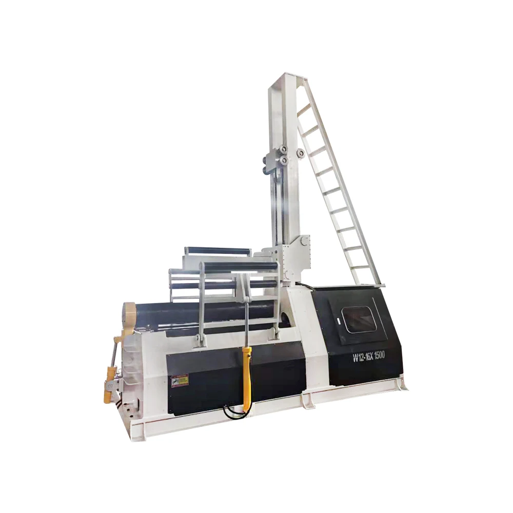W12 Series 16x3000 Four Roller Stainless Steel Sheet Rolling Machine