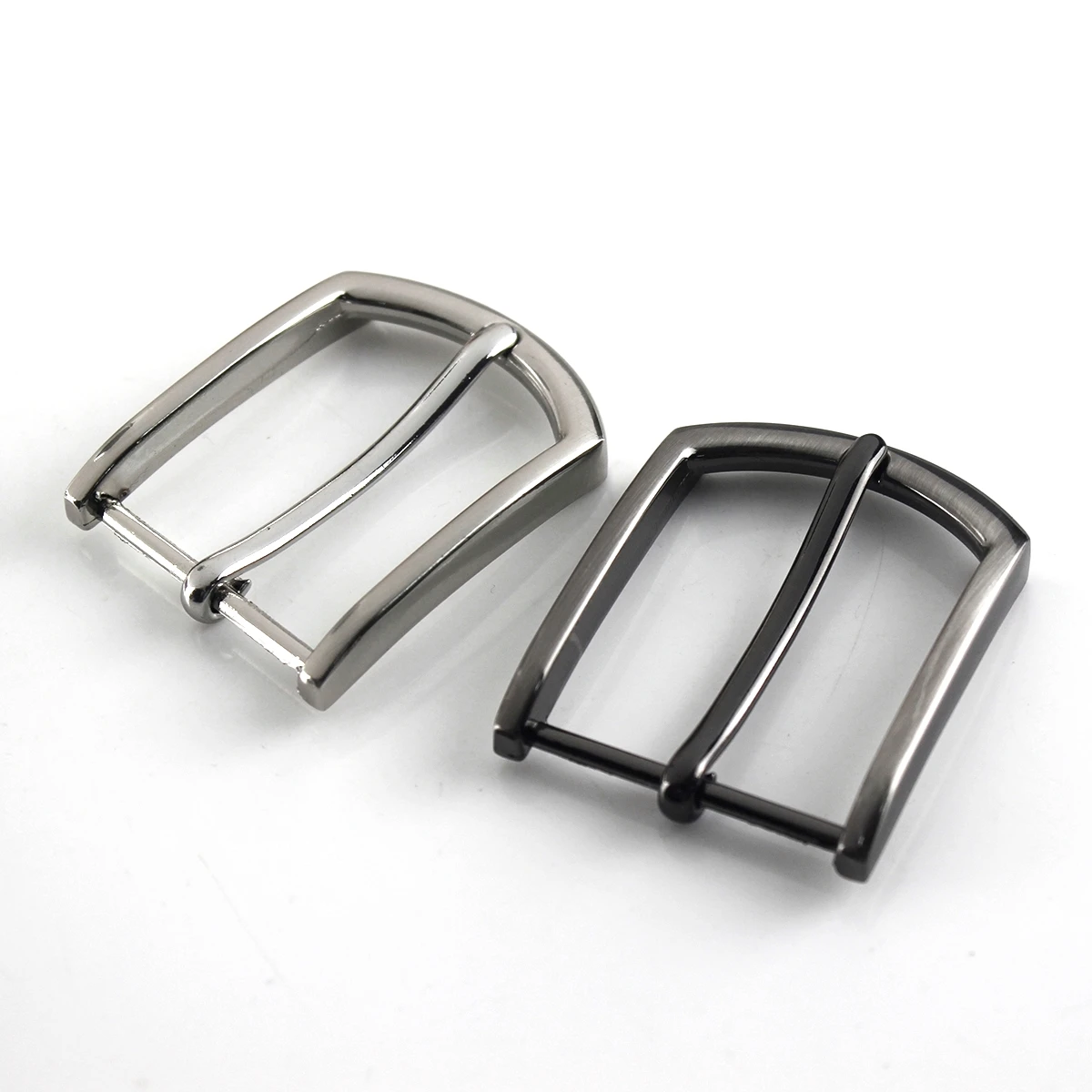 Cloxy Zinc Alloy Simple Square Belt Head 35mm Silver Belt Buckle for Women 35mm Metal Belt Buckle for Men