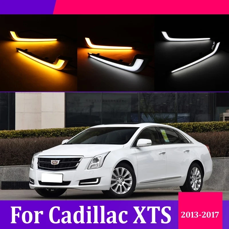  Дневные ходовые огни для Cadillac XTS 2013-2017 дневные передняя фара