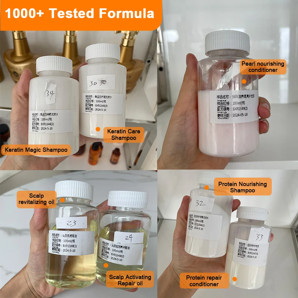 Custom Private Label 100% Natural Cleansing Anti Loss Dandruff Organic Hair Care Amino Acid Hair Shampoo