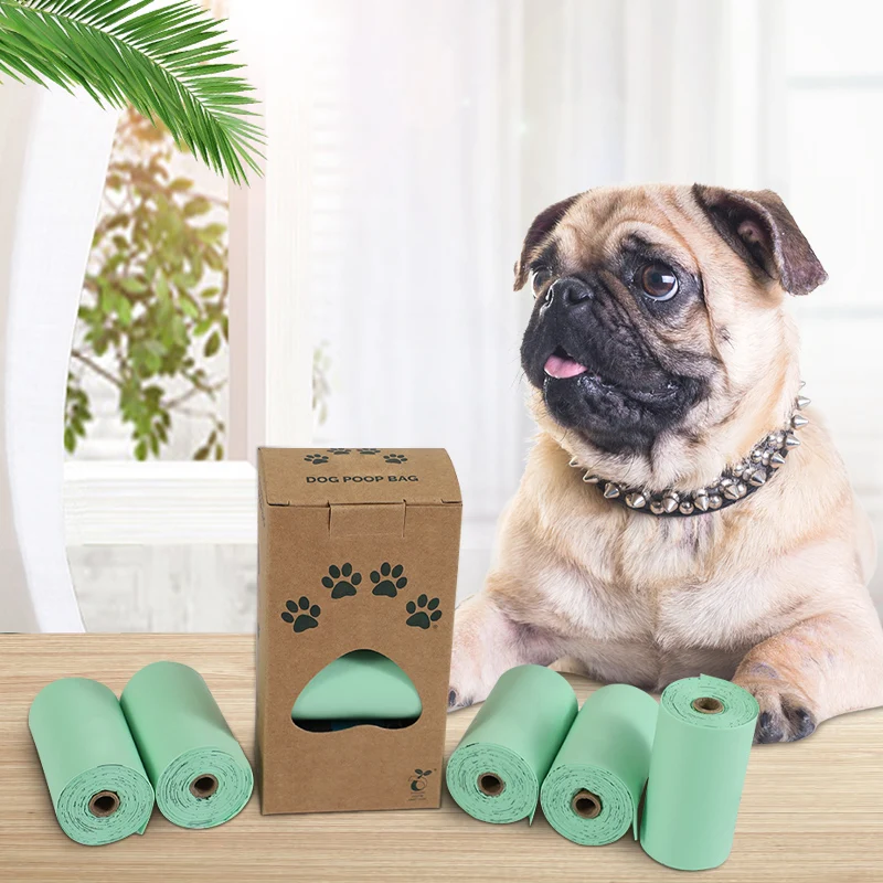 Hot Sales Biodegradable Paws Print Pet Dog Poop Bags Cats Bags