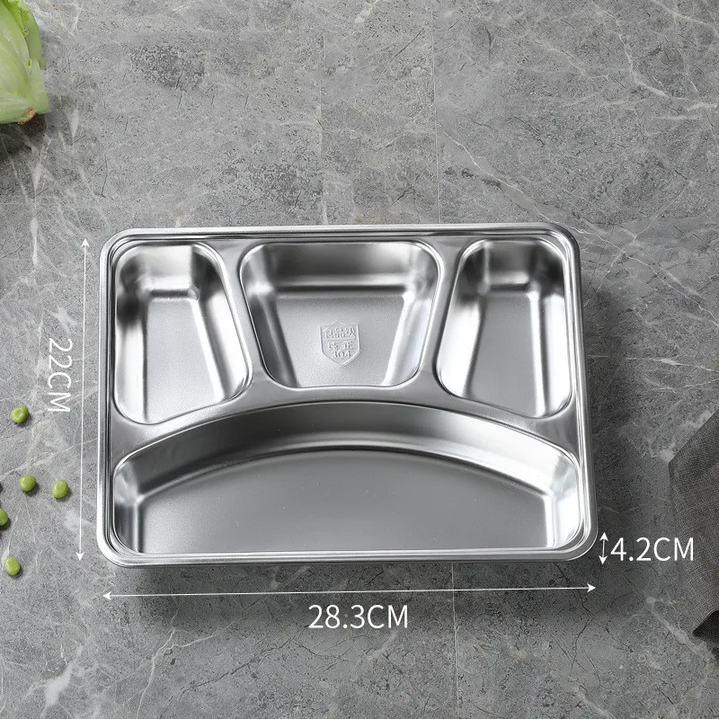 cheap wholesale stainless steel 304 food grade restaurant dinner plate sets