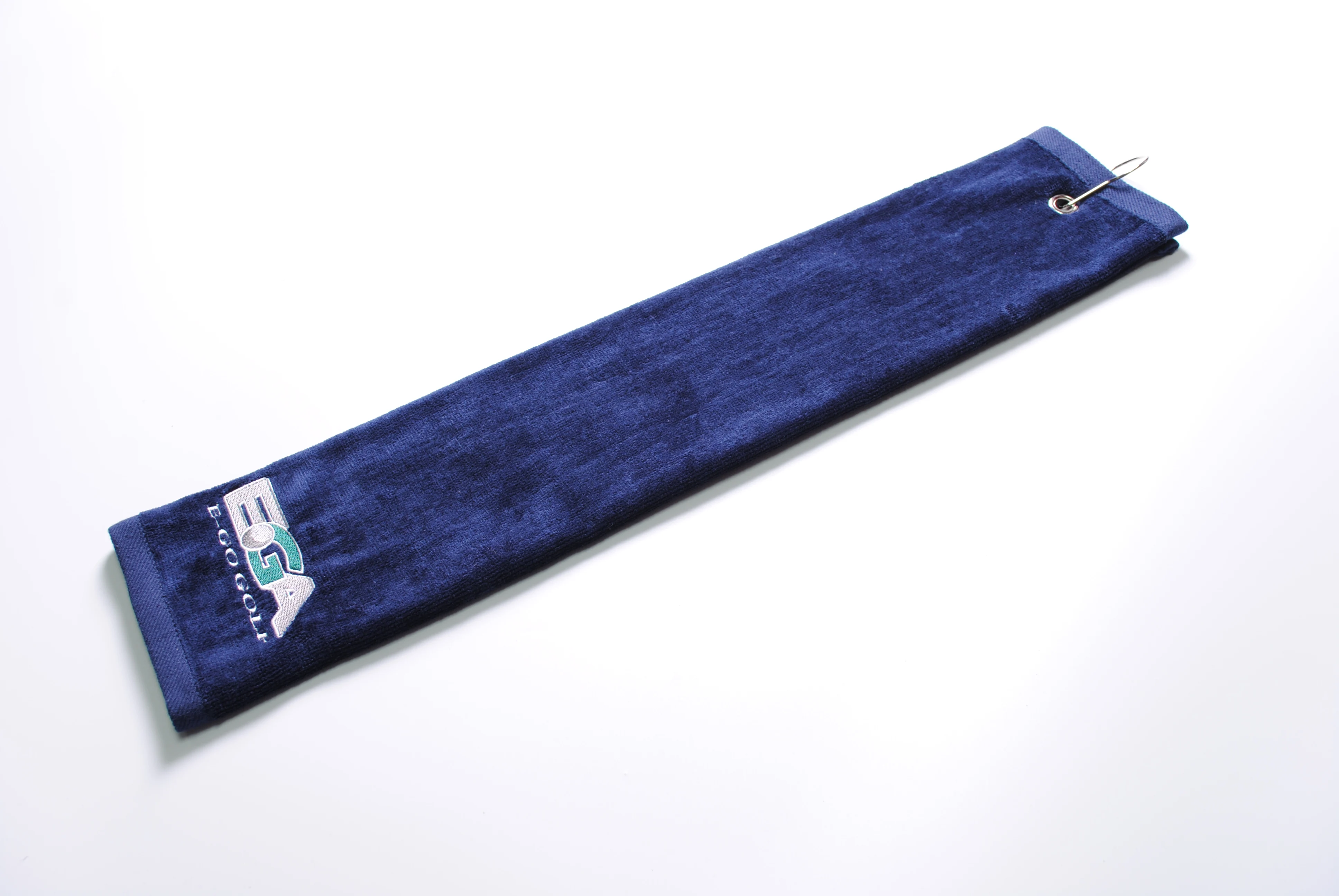 High quality stock custom embroidered towel golf towel cotton