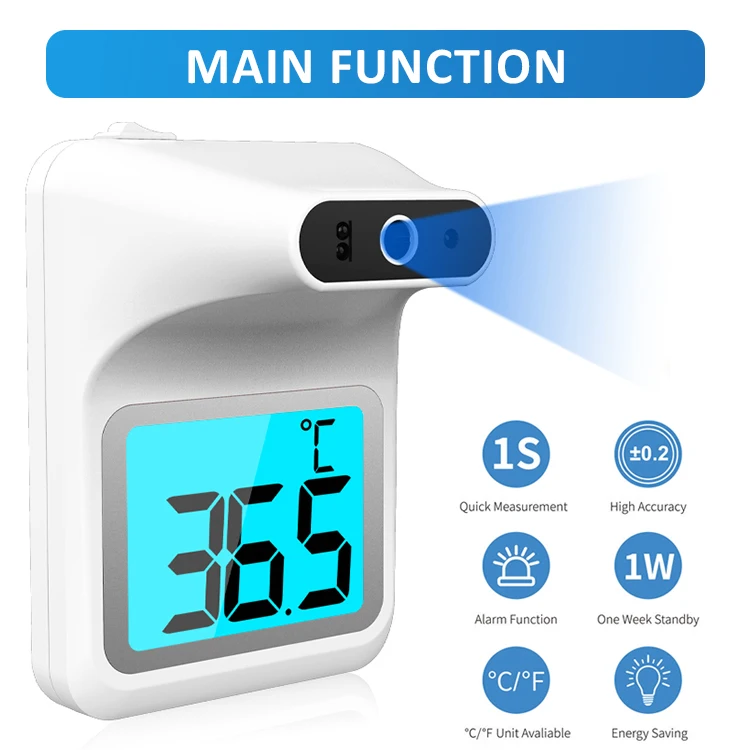 
Z2103 Best-loved 100% Quality Guarantee Love Companion Real Entity wall hanging infrared thermometer wall forehead thermometer l 