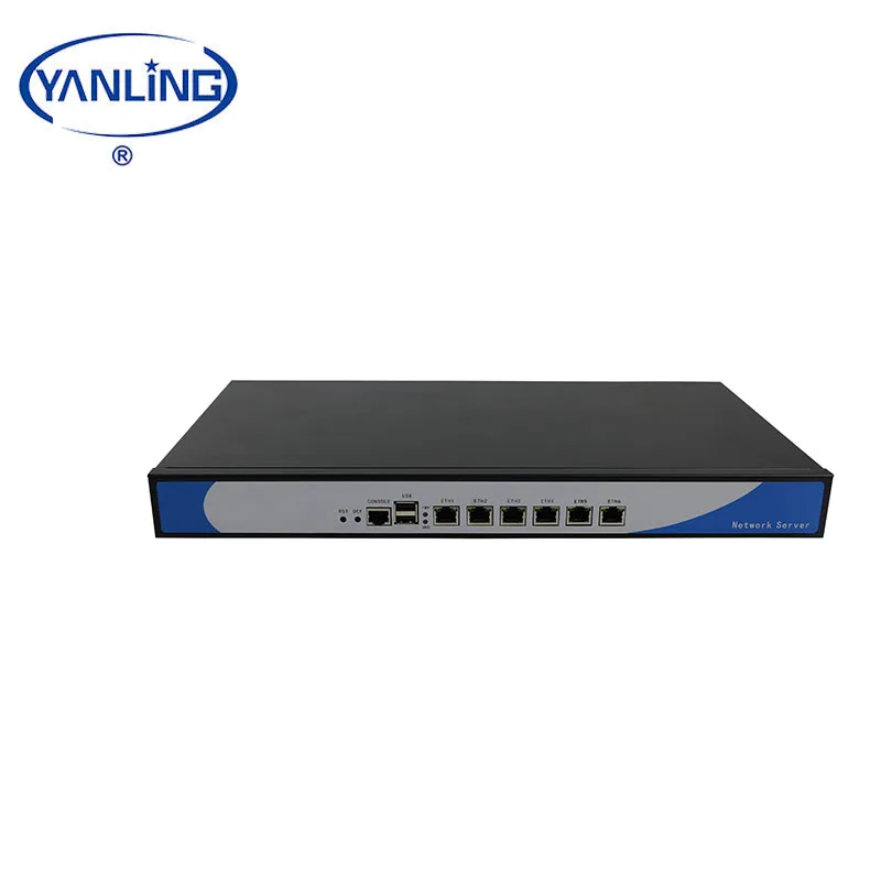 YanLing брандмауэр Z87 чипсет поддержка 16 ГБ оперативная память с 6 gigabit lan pfsense