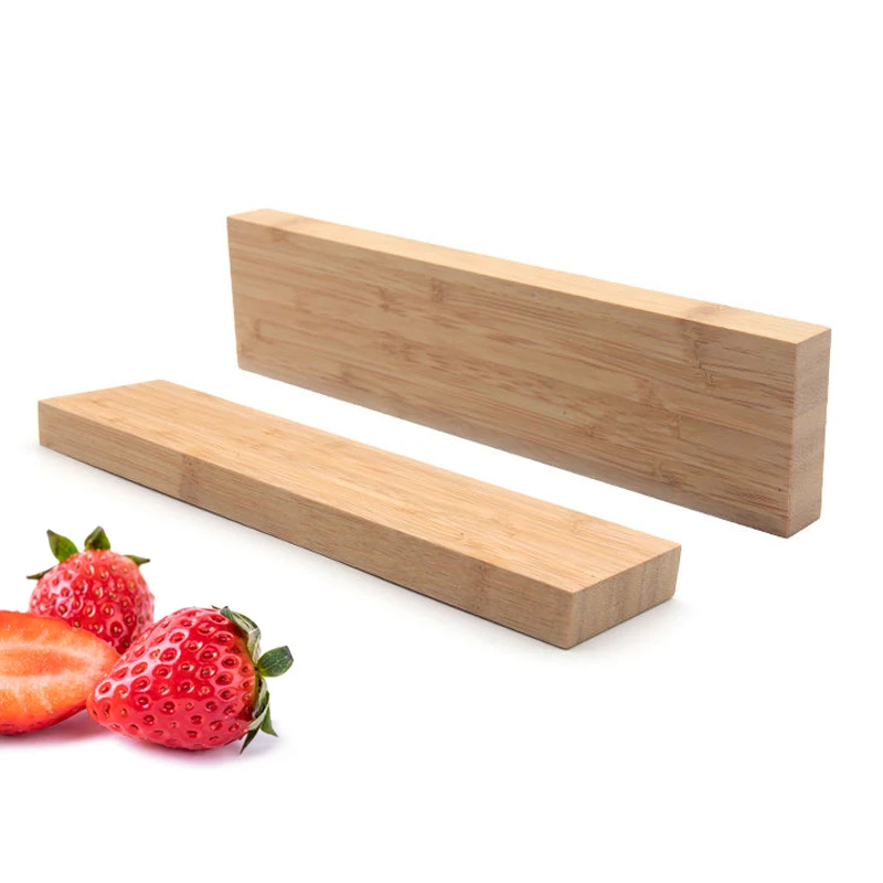 Hot Sale  magnetic rubber wood knife holder Wall Mount Support Magnetic knife block