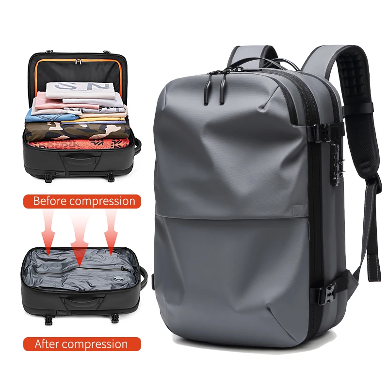 Multifunction Smart Backpack for Travelling Bagpack Mens Business Back Packs Laptop Vacuum Backpack Bag With USB Charging Port