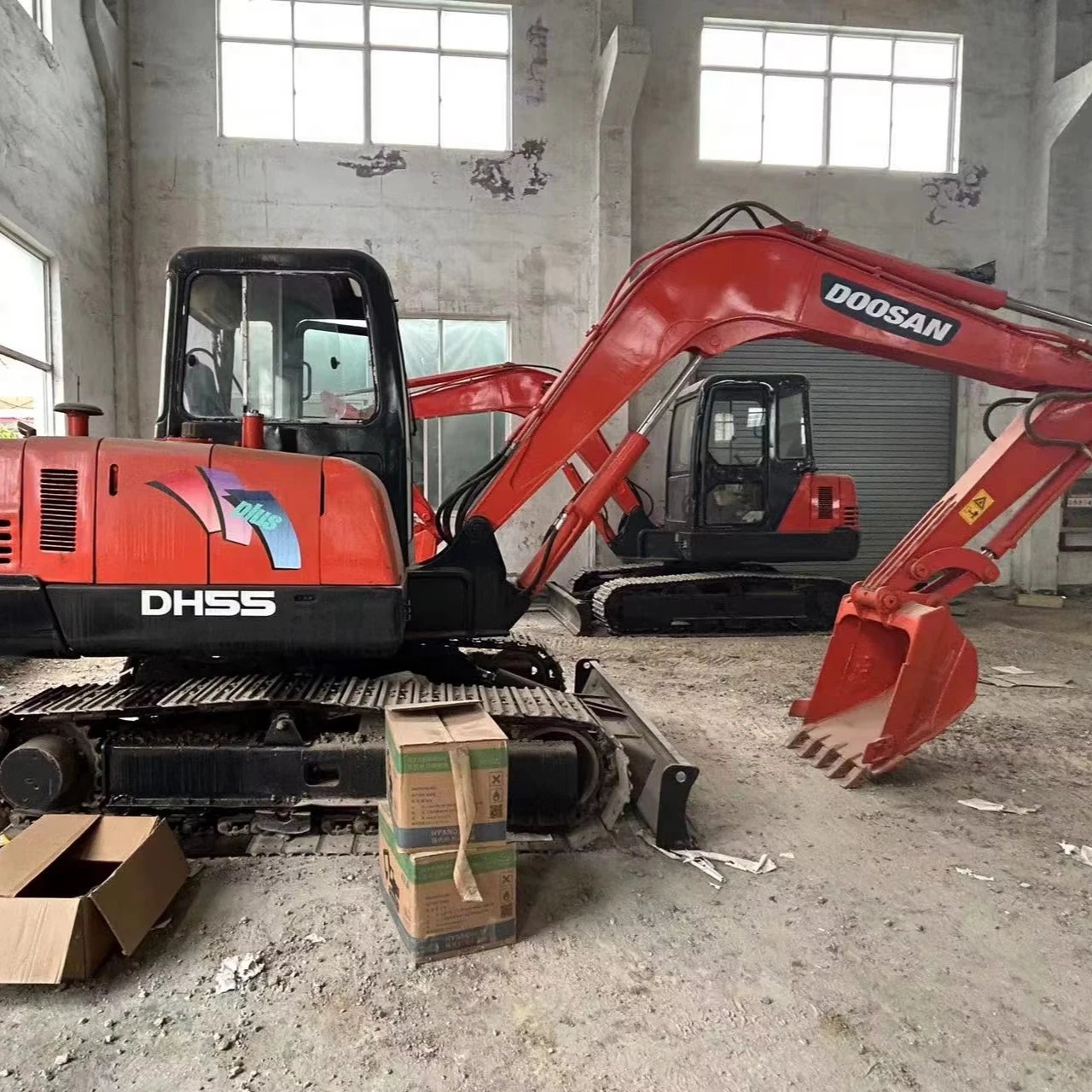 Оригинальный японский экскаватор ZIHUI EPA Uesd Doosan DH55 для продажи низкочасовой и высококачественный