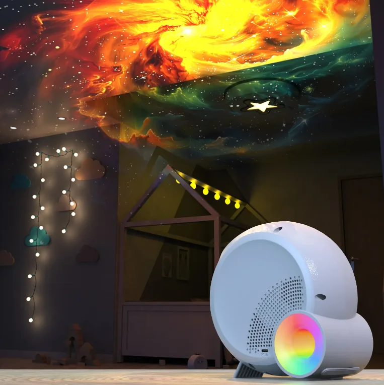 Big O Meteor Star Sky Light Atmosphere Night Light Bluetooth Speaker White Noise Multi-function Party Light