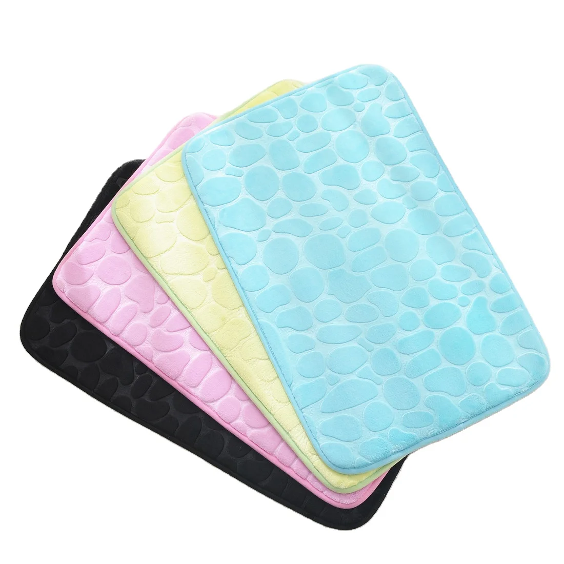 Недорогой мягкий дверной коврик, нескользящий Поролоновый коврик для двери, 3D прочный входной коврик