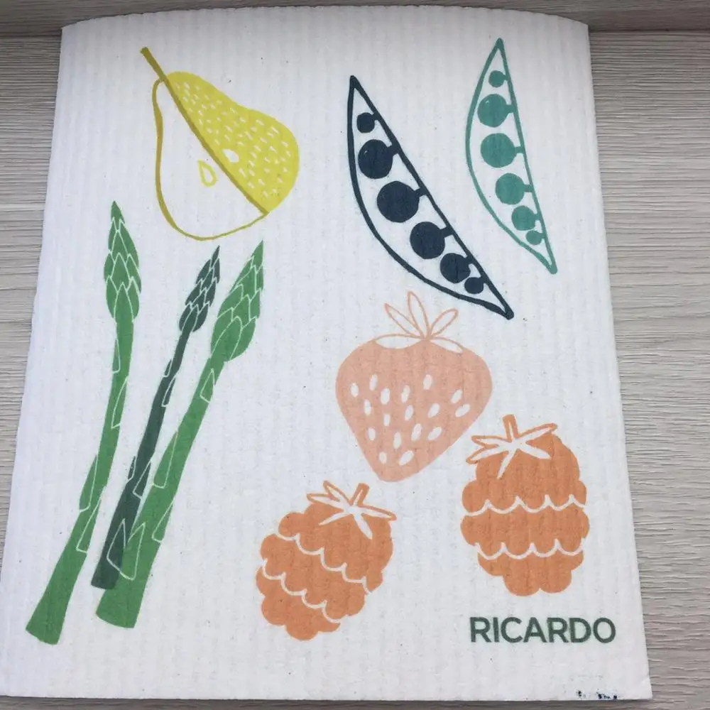 ECO Friendly Absorbent Cleaning Cloth | Reusable Cleaning Wipes | Swedish Dish Cloths Sponge Household Cleaning 1000packs Reach