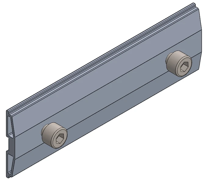 Wholesale  Solar Rail  Accessories Aluminum Solar Standard Rail Connector Rail Splice Kit