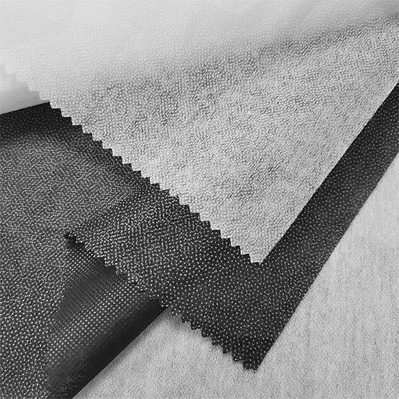 Hot melting non woven Dot Fusible Interlining 100% polyester for garment