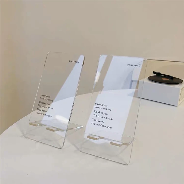 Wholesale Acrylic Desktop Smartphone Stand Mobile Tablet Phone Stand Acrylic Animation Phone Holder Phone Display Rack