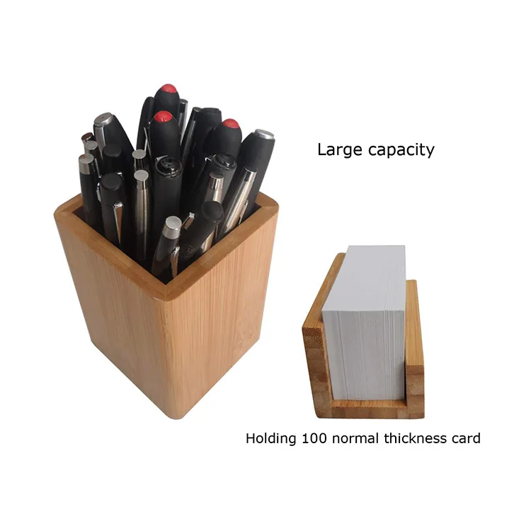  Настольный органайзер из натурального дерева коробка для хранения детский держатель ручек