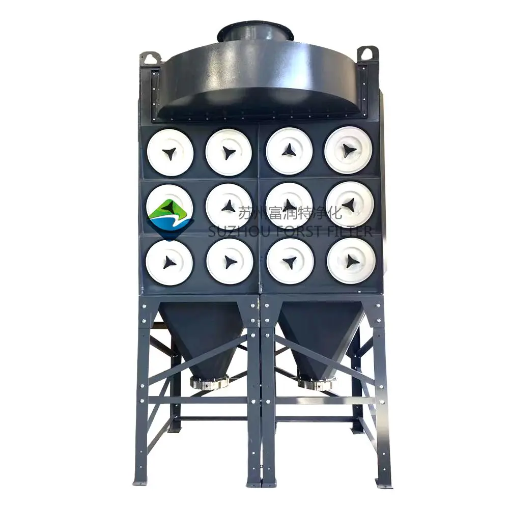 Pulse Jet Clean Industrial Ultrafine Powder Granule Dust Extractor Air Powder Collector Dust Collector