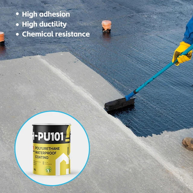 AC101 Acrylic liquid waterproof membrane with the optimal level of acrylic pvc roofing membrane coating polyurethane
