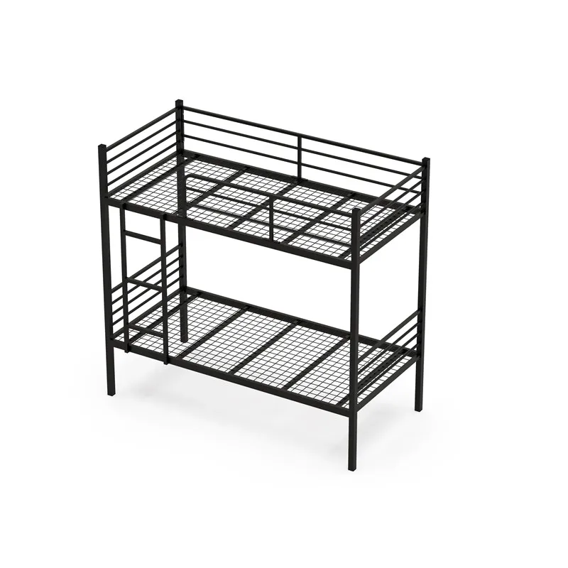 Cheap Price Dormitory Home Use Metal Steel Strong Bunk Bed with Mattress