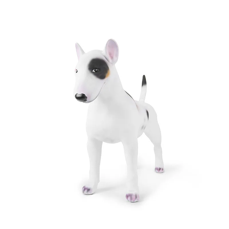Wholesale fiberglass original standing white pet dog mannequin