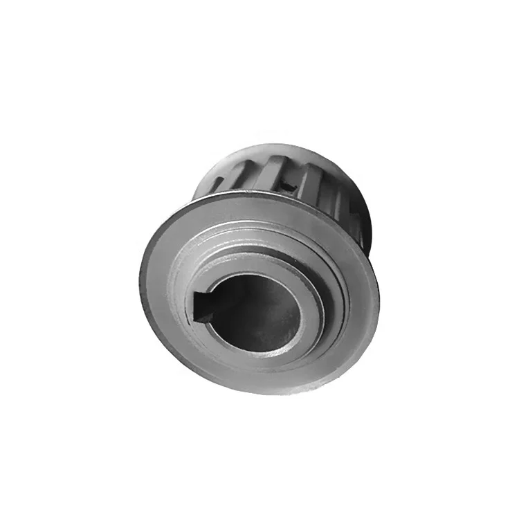 
High Quality Manufacturer Supply Sinter Steel Alloy Flange 15 Teeth Keyway Hole Timing Belt Pulley 